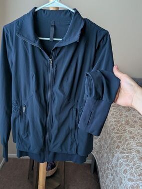 lululemon athletica Navy Lightweight Zip Jacket